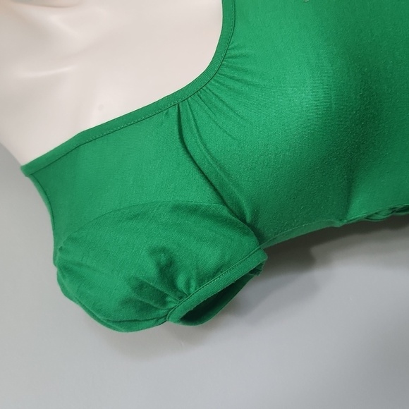 Derek Heart Green Short Sleeve Top - Picture 5 of 14